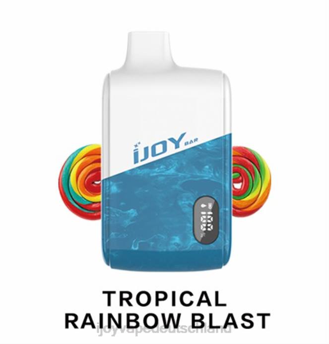 iJOY Vape Flavors - iJOY Bar IC8000 Einweg 42NB197 tropische Regenbogenexplosion