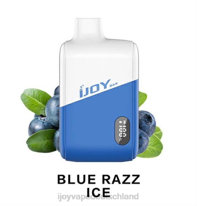 iJOY Vape Order Online - iJOY Bar IC8000 Einweg 42NB179 blaues Razz-Eis
